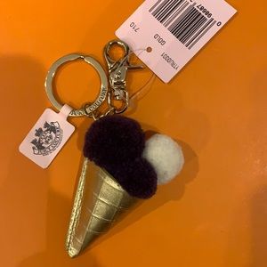 NWT Juicy Couture Ice Cream Keychain
